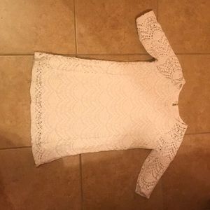 White Shirt-Dress for Kids